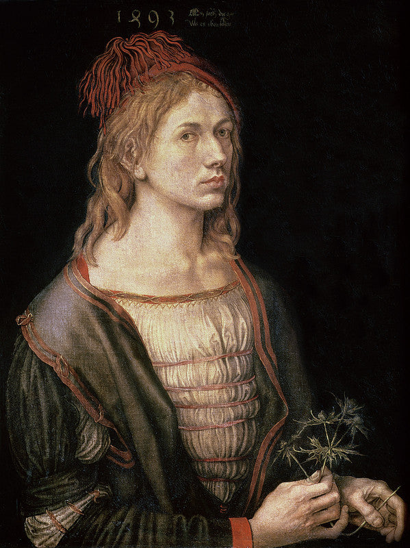 Self Portrait with a Thistle