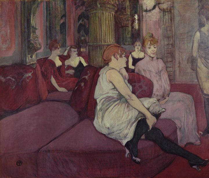 In the Salon at the Rue des Moulins