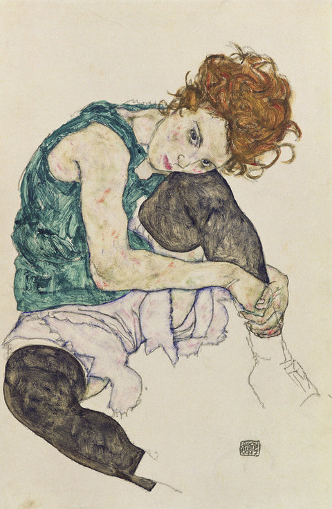 Seated Woman with Bent Knee