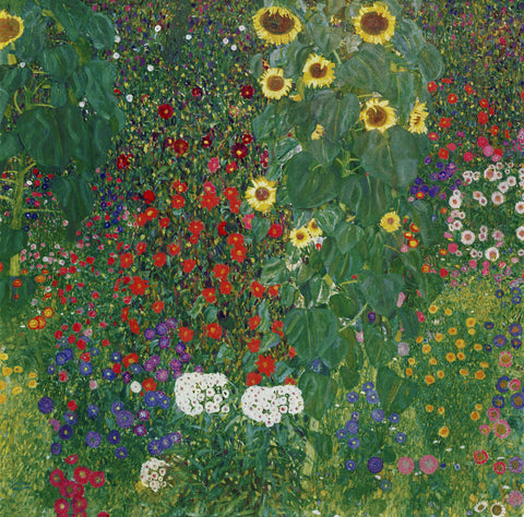 Farm Garden with Flowers (Brewery Garden at Litzlberg on the Attersee)