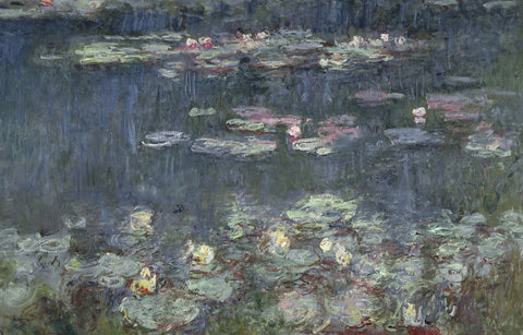 Waterlilies: Green Reflections