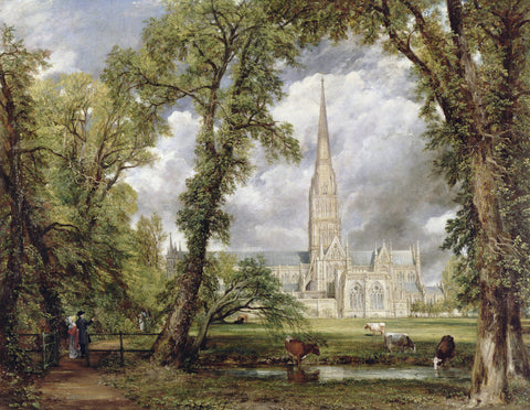 View of Salisbury Cathedral from the Bishop's Grounds