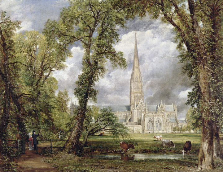 View of Salisbury Cathedral from the Bishop's Grounds