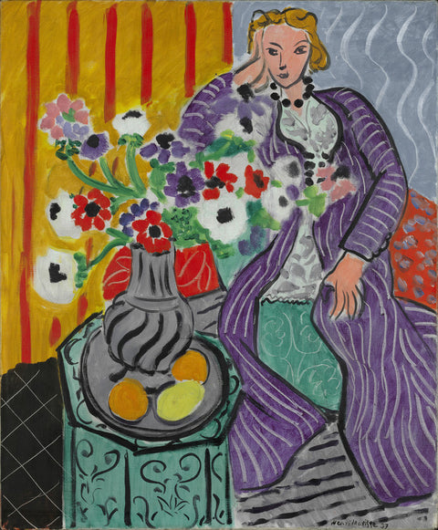 Purple Robe and Anemones
