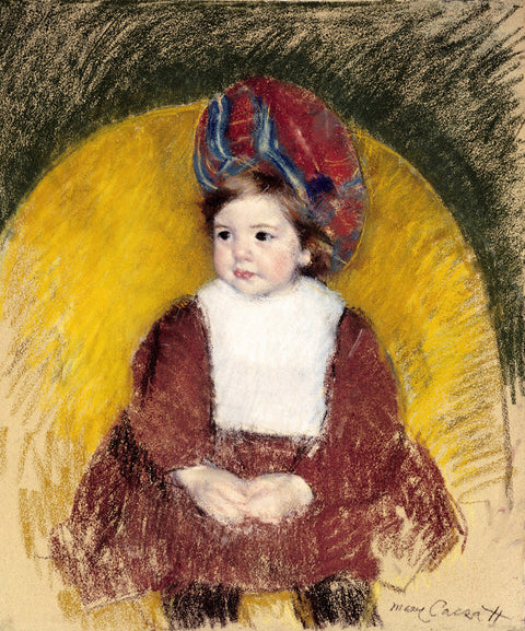 Margot In a Dark Red Costume