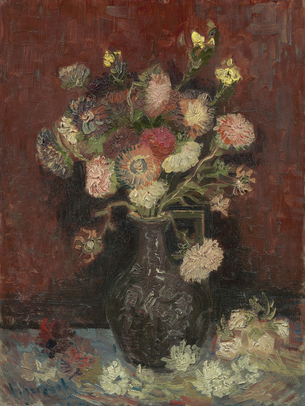 Vase with Autumn Asters