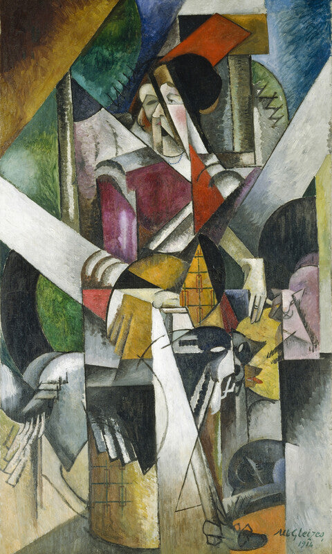 Woman with animals (Madame Raymond Duchamp-Villon)