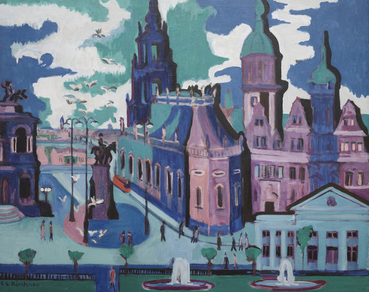 View of Dresden:  Schlossplatz