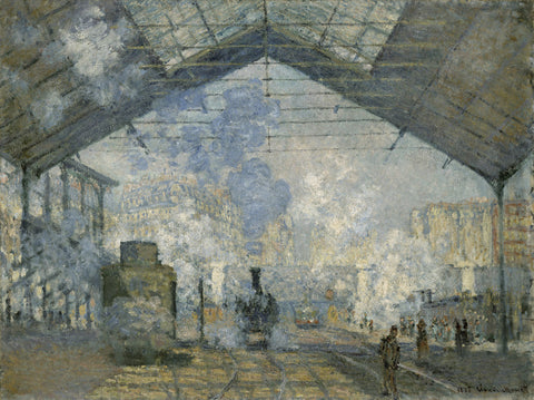 The Gare Saint-Lazare, 1877