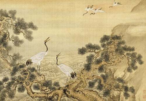 Album of Birds and Animals (Cranes)