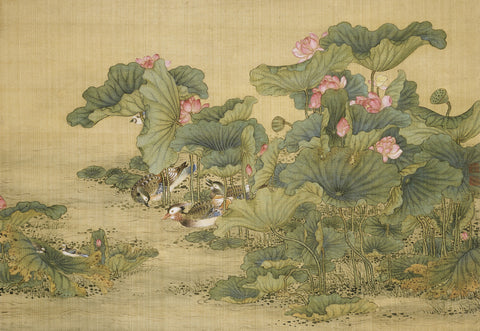 Album of Birds and Animals (Mandarin Ducks and Lotus Flowers)