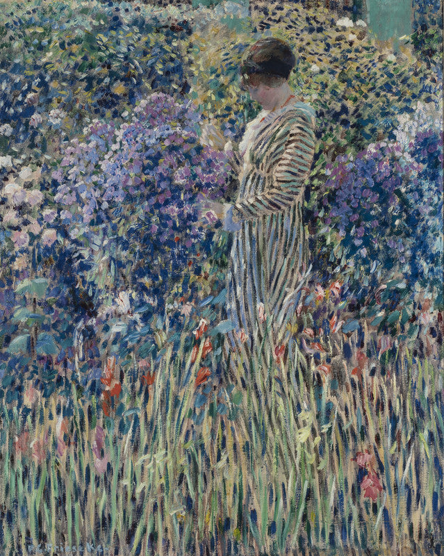 Lady in a Garden