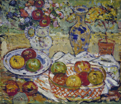 Still Life with Apples and Vase