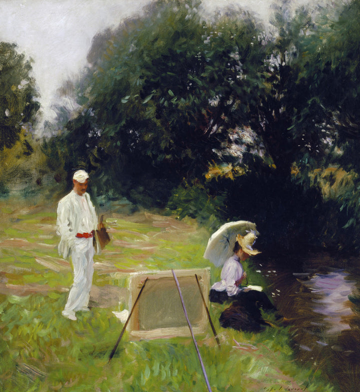 Dennis Miller Bunker Painting at Calcot