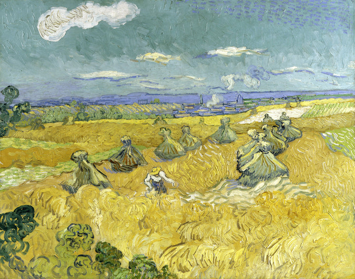 Wheat Fields with Reaper, Auvers