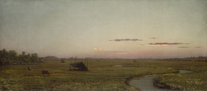 Winding River, Sunset, c. 1863