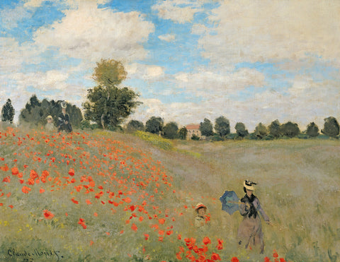 Wild Poppies, near Argenteuil (Les Coquelicots: environs d'Argenteuil)