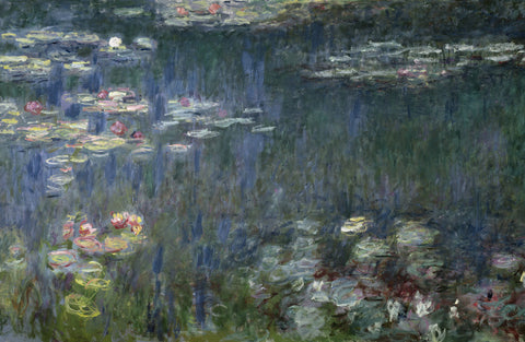 Waterlilies: Green Reflections (left section)