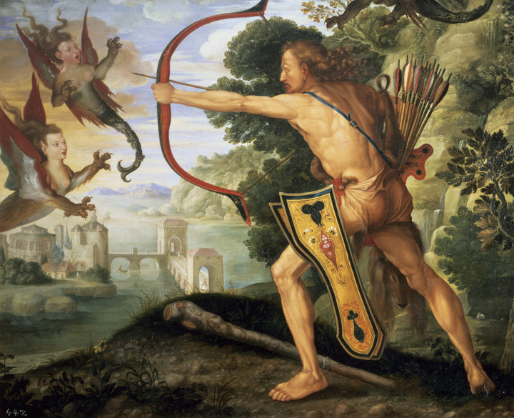 Hercules and the Stymphalian birds