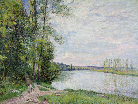 The Riverside Road from Veneux to Thomery