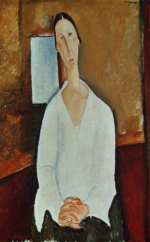 Madame Zborowska with Clasped Hands