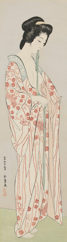 Woman in a Long Undergarment (Nagajuban o kitaru onna)