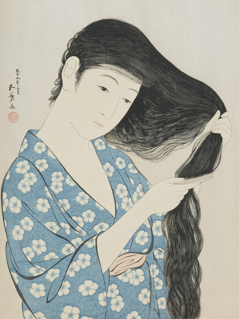 Woman Combing Her Hair (Kami sukeru onna)
