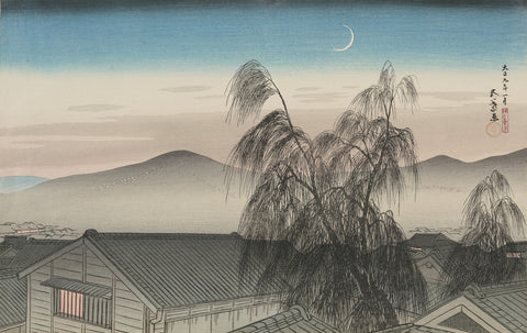 Evening Moon at Kobe (Kobe no Yoizuki)