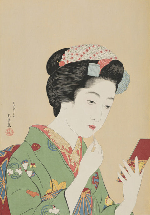Girl with a Rouge Brush