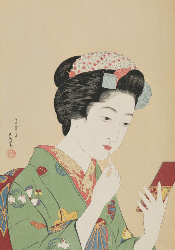 Girl with a Rouge Brush