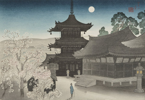Kiyomizu Temple on a Spring Night (Haru no Yo no Kiyomizu)