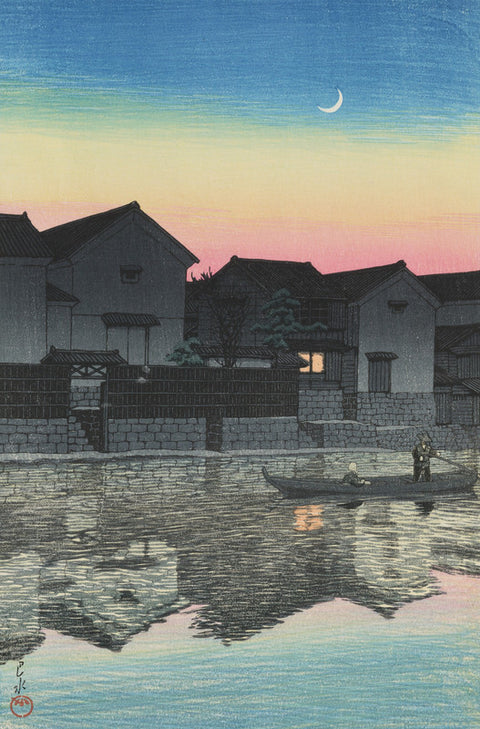 Crescent Moon at Matsuye (Izumo Matsuye Mikazuki)