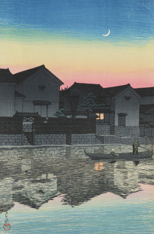Crescent Moon at Matsuye (Izumo Matsuye Mikazuki)