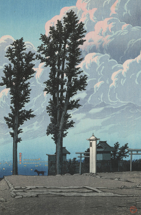 Kanda Myojin Shrine after the Earthquake Fire (Kanda-Myojin Keidai)