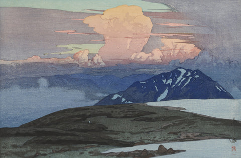 Goshiki Plain (Goshiki Hara), from the series Japanese Alps, One of Twelve Subjects (Nihon Arupusu Ju-ni Dai no Uchi)
