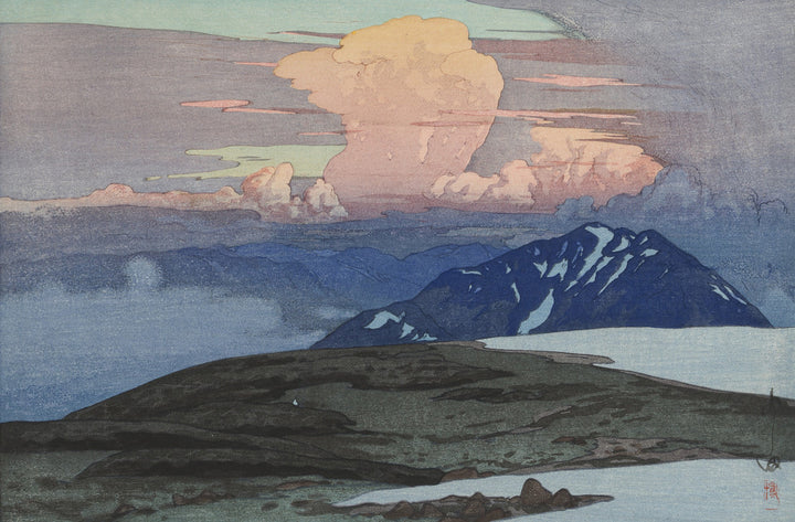 Goshiki Plain (Goshiki Hara), from the series Japanese Alps, One of Twelve Subjects (Nihon Arupusu Ju-ni Dai no Uchi)