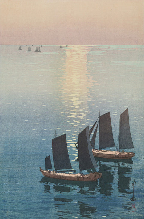 Glittering Sea (Hikaru Umi), from the Inland Sea Series (Seto-Naikai Shu)