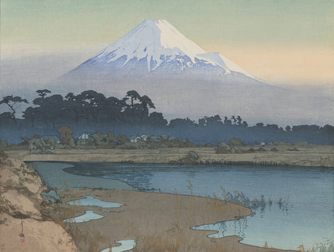 Fuji Mountain, First Rays of the Sun (Asahi), from the series Ten Views of Fuji (Fuji Jikkei)
