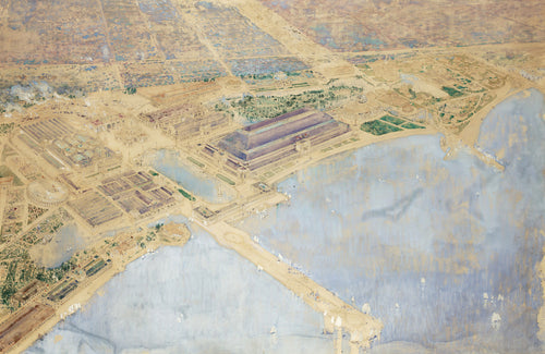 Bird's Eye View of 1893 World's Columbian Exposition Grounds