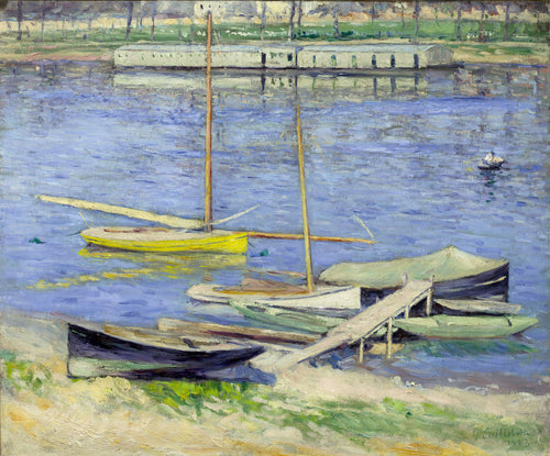 Boats Moored at Argenteuil