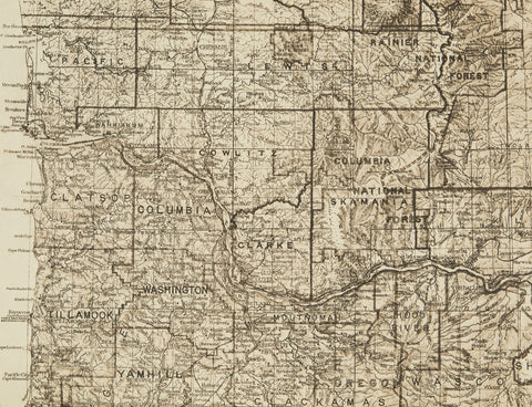 Map of Chinookan Territory (The North American Indian, v. VIII. Norwood, MA: The Plimpton Press, 1911)