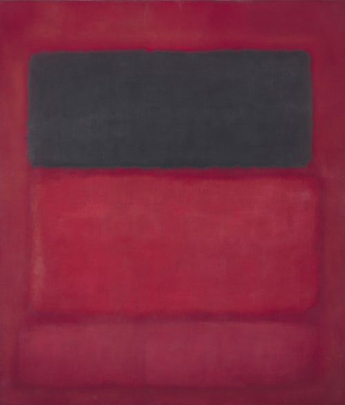Black Over Reds (Black on Red)