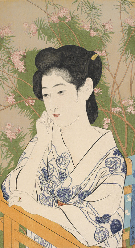 Woman at a Hot Spring Hotel