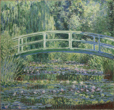 Water Lilies and Japanese Bridge