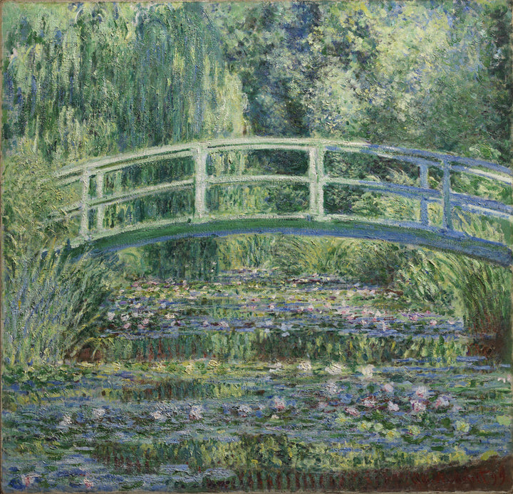 Water Lilies and Japanese Bridge