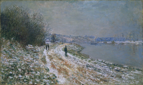 Chemin de halage à Argenteuil (Towpath at Argenteuil, Winter)