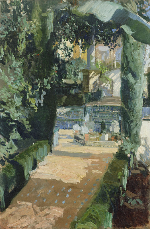 Court of the Dances, Alcázar, Sevilla, 1910