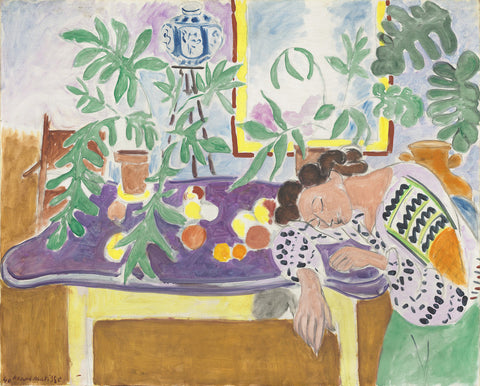 Still Life with Sleeping Woman
