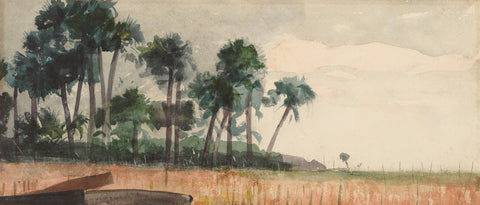 Palm Trees, Red