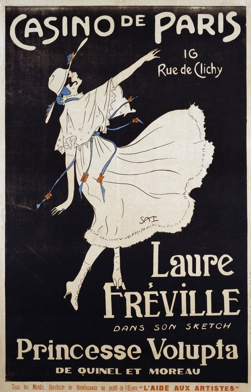 Casino de Paris Laure Freville Poster